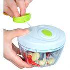 Mini Processador De Alimentos Vegetais Temperos Verde Manual