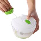 Mini Processador De Alimentos Vegetais Temperos Verde Manual
