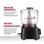 Mini Processador Mondial Turbo Pratic 300w Preto Mp-16-b - 12