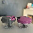 Mini Processador Triturador De Alimentos Manual Alho 520ml Ro