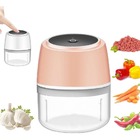 Mini Processador Triturador Moedor Elétrico Alho C/ Fio Usb R