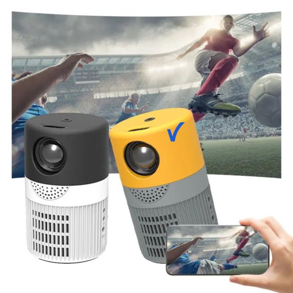 Mini Projetor Hdmi Apresentação Filmes 3000 Lumens Portátil Yt