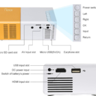 Mini Projetor Portátil 1080p 600 Lumens Yg300 Led Hdmi Cor La