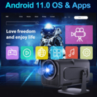 Mini Projetor Portatil 4k Hy320 Resolução 720p Nativa 300ansi