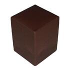 Mini Puff Pop Couro Sintético Marrom