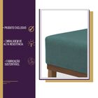 Mini Puff Quadrado Multiuso Para Sala - Verde