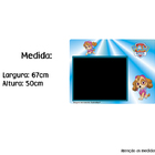 Mini Quadro Lousa Negro Patrulha Canina Skye / Acompanha Giz