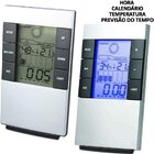 Mini Relógio De Mesa Com Termômetro Jiaxi Ds-3210