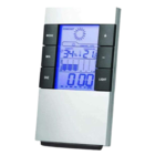 Mini Relógio De Mesa Com Termômetro Jiaxi Ds-3210