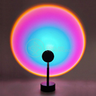 Mini Ring Light Sunset Projetor Lâmpada Tiktok Usb Presente D