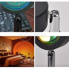 Mini Ring Light Sunset Projetor Lâmpada Tiktok Usb Presente D