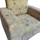 Mini Sofá Infantil Poltrona Criança Estofado Com Personagem E