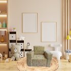 Mini Sofá Infantil Poltrona Criança Estofado Com Personagem E