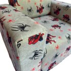 Mini Sofá Infantil Poltrona Criança Estofado Com Personagem H