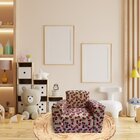 Mini Sofá Infantil Poltrona Criança Estofado Com Personagem M