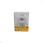 Mini Spot 1w Embutir Redondo 3000k Bivolt (2 Peças) Branco