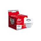 Mini Spot de Embutir LED 1W Luz Amarela Quadrado Branco Kian Bivolt