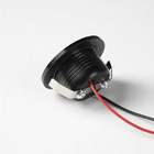 Mini Spot Embutir Led Elysa Redondo Preto 3w 3000k Bivolt