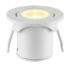 Mini Spot Embutir Para Movéis Redondo Branco 3 5cm Led 1w 300