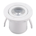 Mini Spot Embutir Para Movéis Redondo Branco 3 5cm Led 1w 300