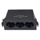 Mini Spot Focco de Embutir LED Preto 6W Luz Amarela Ângulo 24º Gaya Bivolt