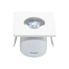 Mini Spot Led 1 5w Embutir Quadrado Branco 2700k