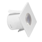 Mini Spot Para Moveis Quadrado Branco 1w 3000k Bivolt