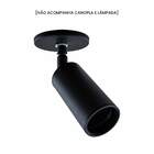 Mini Spot Usinado Preto S/ Canopla P/ Gu10 Mr11 Technoline St