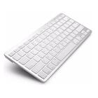Mini Teclado Bluetooth Para Ipad Pro Branco/prateado