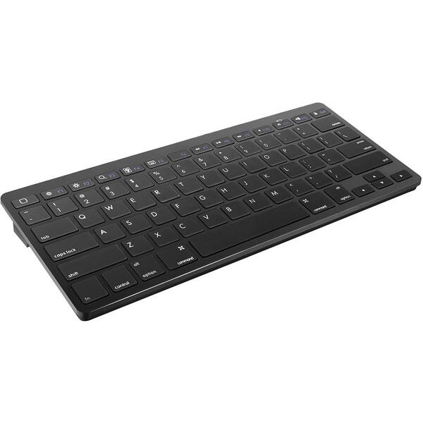 Mini Teclado Sem Fio Com Bluetooth Para Tablet - Preto