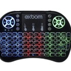 Mini Teclado Sem Fio Wireless Smart Tv Cel Touch Bk-bti8led