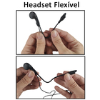 Mini Telefone Gato Mesa C Headset Microfone Flexivel Anime En