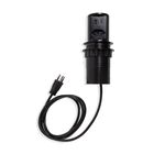 Mini Totem Pop Manual com Cabo de 1,6m Preto 1 Tomadas Duto QTMov