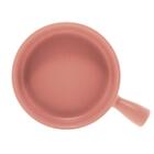 Mini Travessa Com Cabo Wolff Nórdica De Porcelana Rosa Matt 2