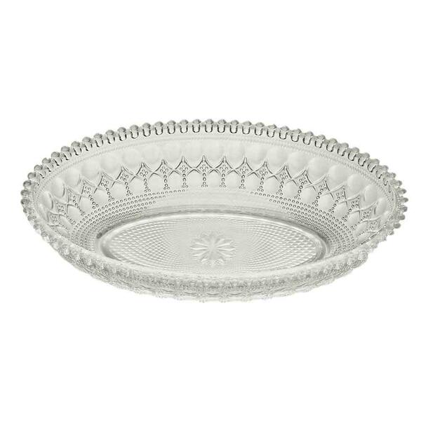 Mini Travessa Em Vidro Oval - Lyor 4438