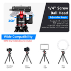 Mini Tripé Flexível Neewer T30 P/câmera/smartphone Preto