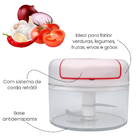 Mini Triturador De Cordinha Para Picar Cebolinha Alho Vinagre