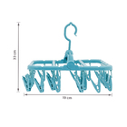 Mini Varal Multiuso 26 Pregadores de Roupas Verde Secalux
