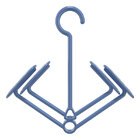 Mini Varal Para Calçados - Flash Limp - Azul