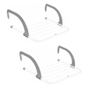 Mini Varal Portatil Kit 2 Unidades Secador De Roupa Janela Va