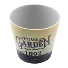 Mini Vaso De Planta Cachepot Estampado Decorado 11cm