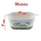 Mini Vaso De Planta Cachepot Estampado Decorado 9cm