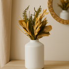 Mini Vaso Garrafa Cilindro Liso 10cm Em Cimento Artesanal