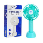 Mini Ventilador De Mão Portátil Recarregável Usb - Verde