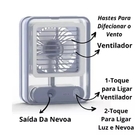 Mini Ventilador De Mesa Pessoal Spray De Água Névoa Portátil