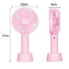 Mini Ventilador Mao E Mesa Usb Bateria Portatil 3 Velocidades
