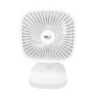 Mini Ventilador Mesa Portátil Quadrado Recarregável Usb - Bra