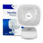 Mini Ventilador Mesa Portátil Quadrado Recarregável Usb - Bra