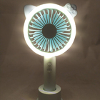 Mini Ventilador Portátil Led Usb Recarregável + Adaptador Ama