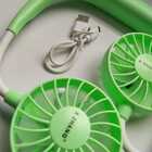 Mini Ventilador Portátil Usb De Pescoço Verde